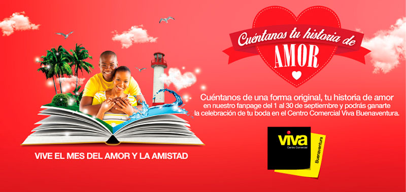 Cuéntanos tu historia de amor de una forma original y gánate tu boda en Viva Buenaventura