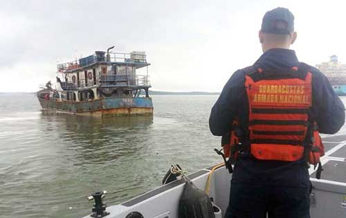 Armada Nacional incauta  madera transportada ilegalmente en Buenaventura