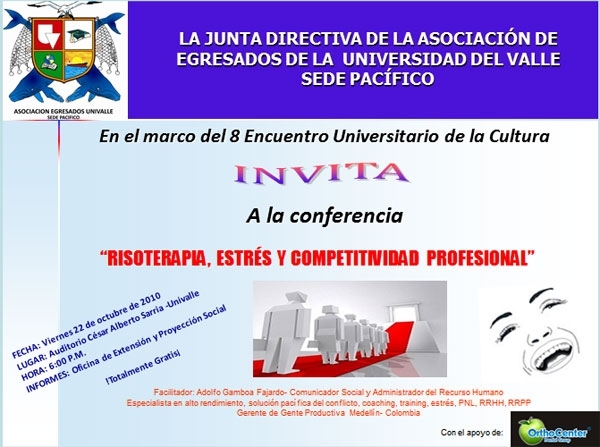 Conferencia Risoterapia, Estrés y Competitividad Profesional