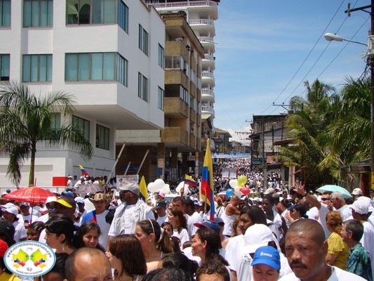 Aproximadamente 20 mil personas pidieron en Buenaventura Libertad para todos los Secuestrados