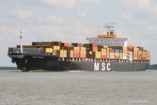 “MSC EUGENIA” Primer buque post panamax en el terminal marítimo de Buenaventura