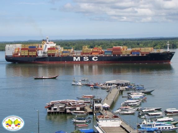 Motonave post panamax MSC Eugenia, recaló por primera vez en Buenaventura