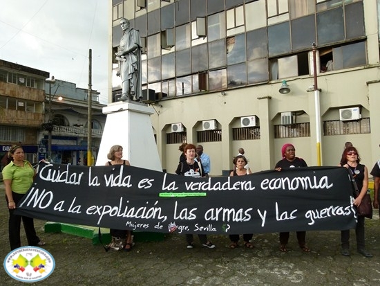 La Red Internacional de Mujeres de Negro, respaldan la lucha en contra de la violencia de género en el Distrito