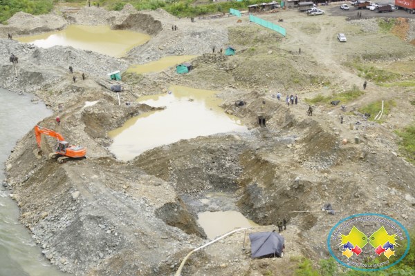 Policía Nacional realizó operativo sorpresa contra la minería ilegal en Zaragoza
