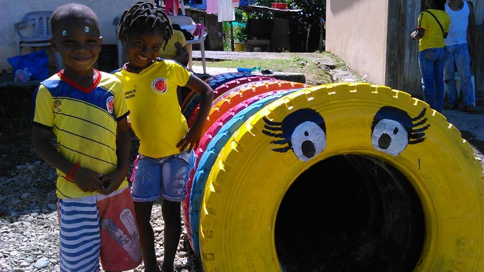 Fundación Una Sonrisa para El niño Rural construye parque ecológico en Citronela