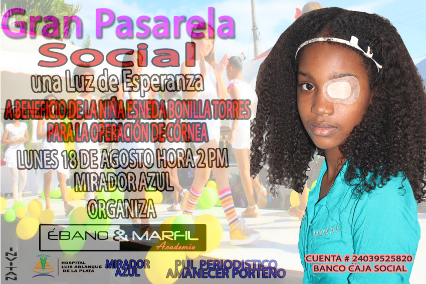 Pasarela Social una luz de esperanza este lunes 18 de agosto