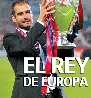 Pep Guardiola el rey de España