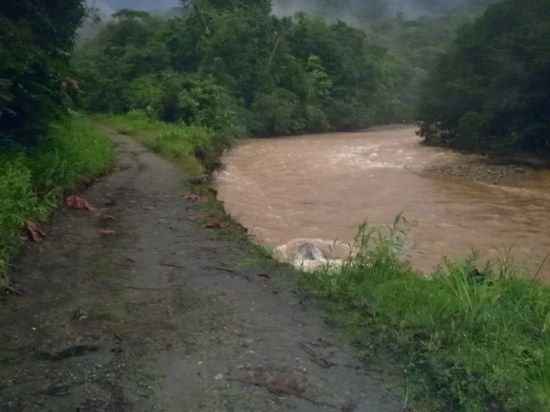 Derrumbe pone en aprietos tubería de agua de 16”