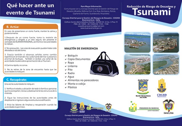 Zonas de encuentro para el Simulacro de Evacuación por Tsunami
