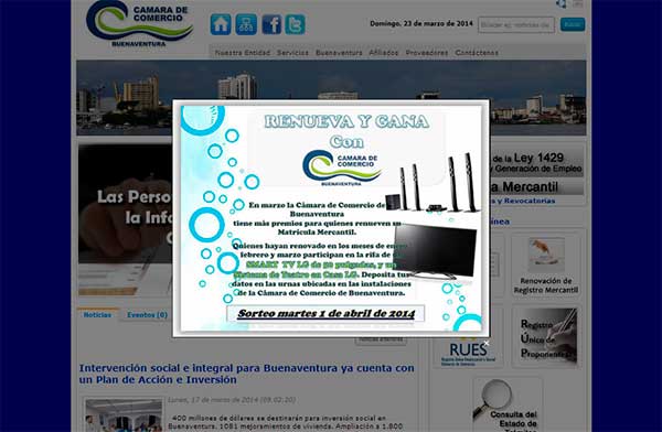 Portal web de la Cámara de Comercio de Buenaventura sufrió un ataque informático