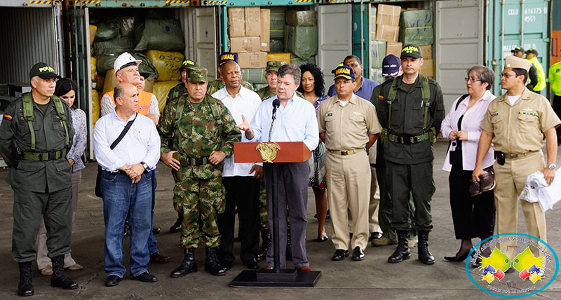Presidente Juan Manuel Santos le declaró la guerra al contrabando