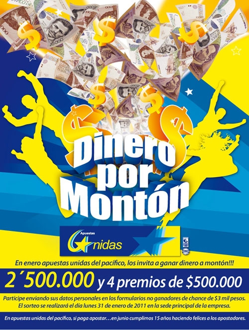 En enero Apuestas Unidas, les invita a ganar dinero a montón