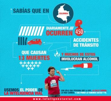 "Inteligencia Vial" busca evidenciar que en las vías cualquier incumplimiento tiene consecuencias