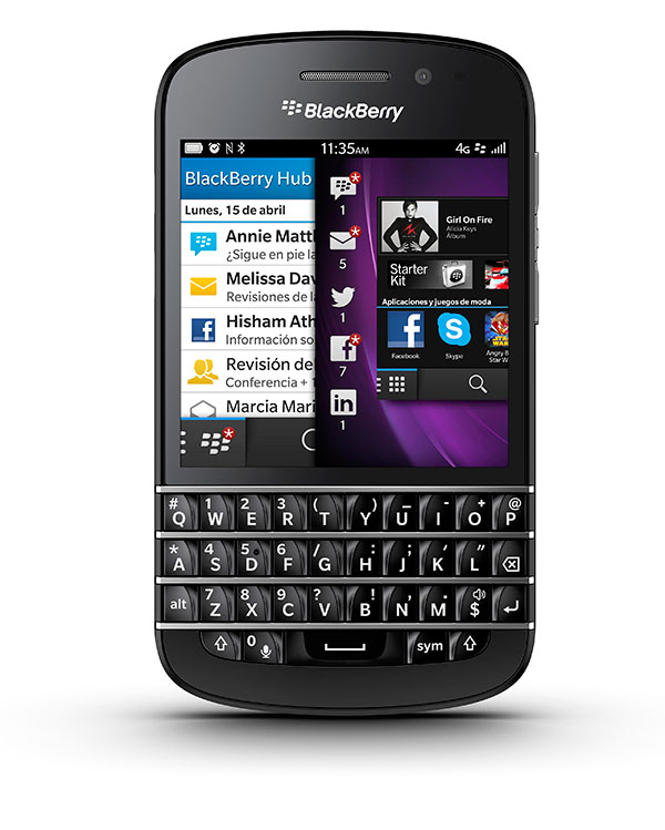 Movistar presenta el Blackberry Q10 en Colombia