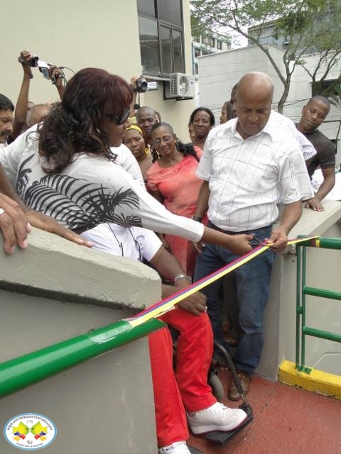 La Gestora Social inauguró la rampa de acceso al Centro Administrativo Distrital