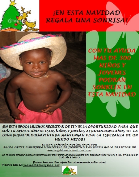 ¡EN ESTA NAVIDAD REGALA UNA SONRISA! EN BUENAVENTURA
