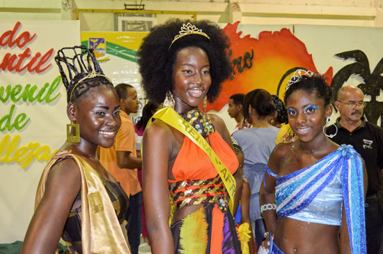 Todo un éxito fue el reinado infantil y juvenil  ‘Belleza Afro’