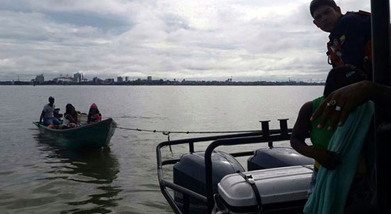 Armada Nacional realiza búsqueda y rescate de dos embarcaciones en Buenaventura