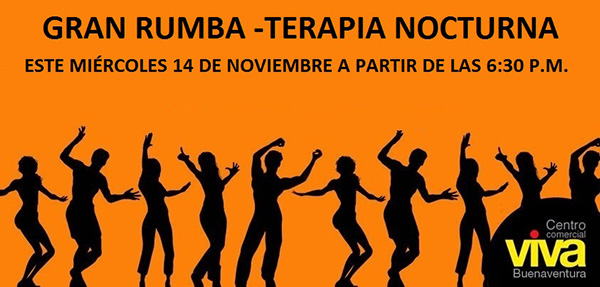 Rumba-terapia nocturna  en  Viva Buenaventura