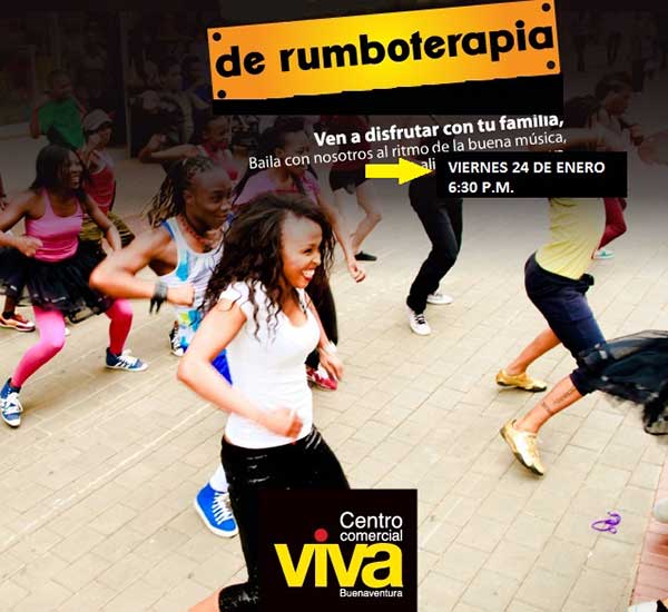 Rumba-terapia nocturna  en  Viva Buenaventura