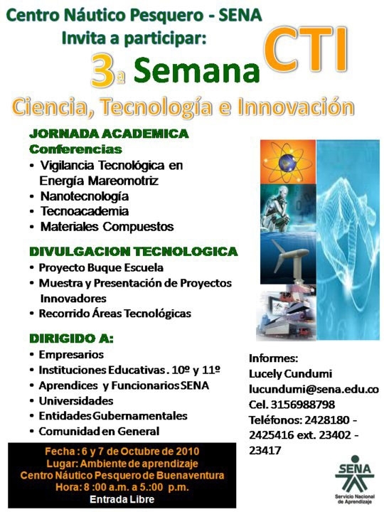 Sena, realiza III Semana de la Ciencia, Tecnología e Innovación