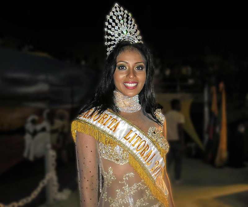 Diana Robles de Esmeraldas – Ecuador, es la Señorita Litoral 2013