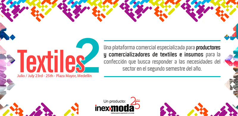 Inexmoda lanza la feria Textiles2