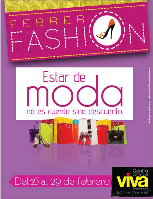 Febrero fashion en el Centro Comercial Viva Buenaventura