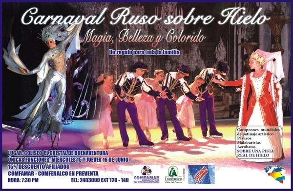 Comfamar - Comfenalco Valle presenta “Carnaval Ruso Sobre  Hielo”