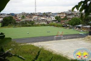 Polideportivo del barrio La Independencia se entregará a finales de octubre