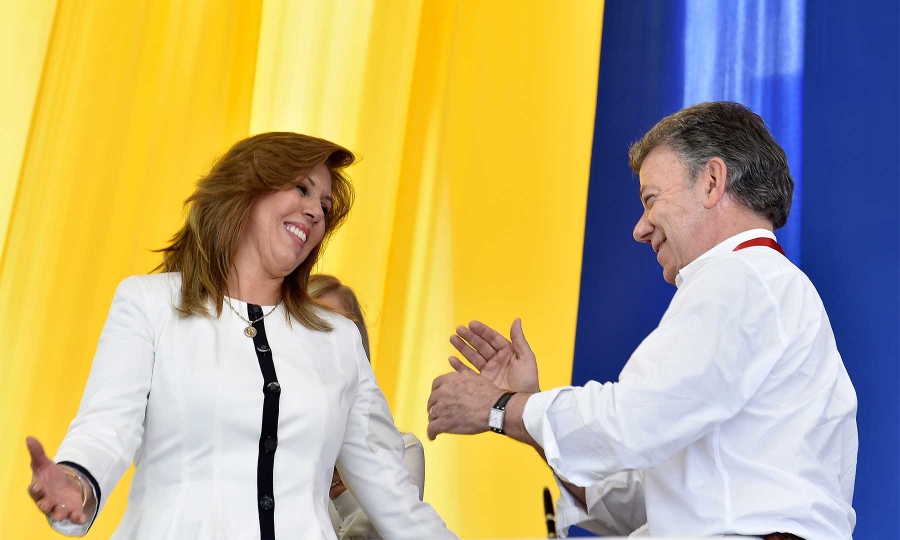 Presidente Santos posesionó en Cali a Clara Luz Roldán como Directora de Coldeportes