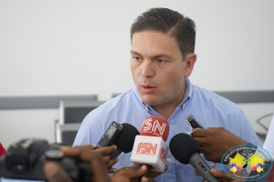 El candidato a la Vicepresidencia de la República, Juan Carlos Pinzón, estuvo en la Ciudadela San Antonio