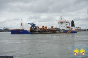 Arribaron a la Sociedad Portuaria Buenaventura 3 nuevas grúas pórtico para mejorar su atención a buques portacontenedores
