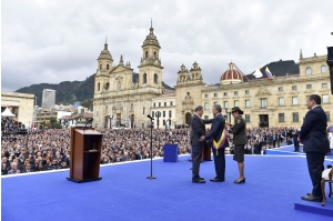 Iván Duque Márquez tomó posesión como Presidente de la República de Colombia para el periodo 2018-2022