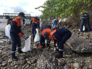 Se recolectaron 1.5 toneladas de basura en la campaña “Buenaventura Limpia” que lideró la Dimar