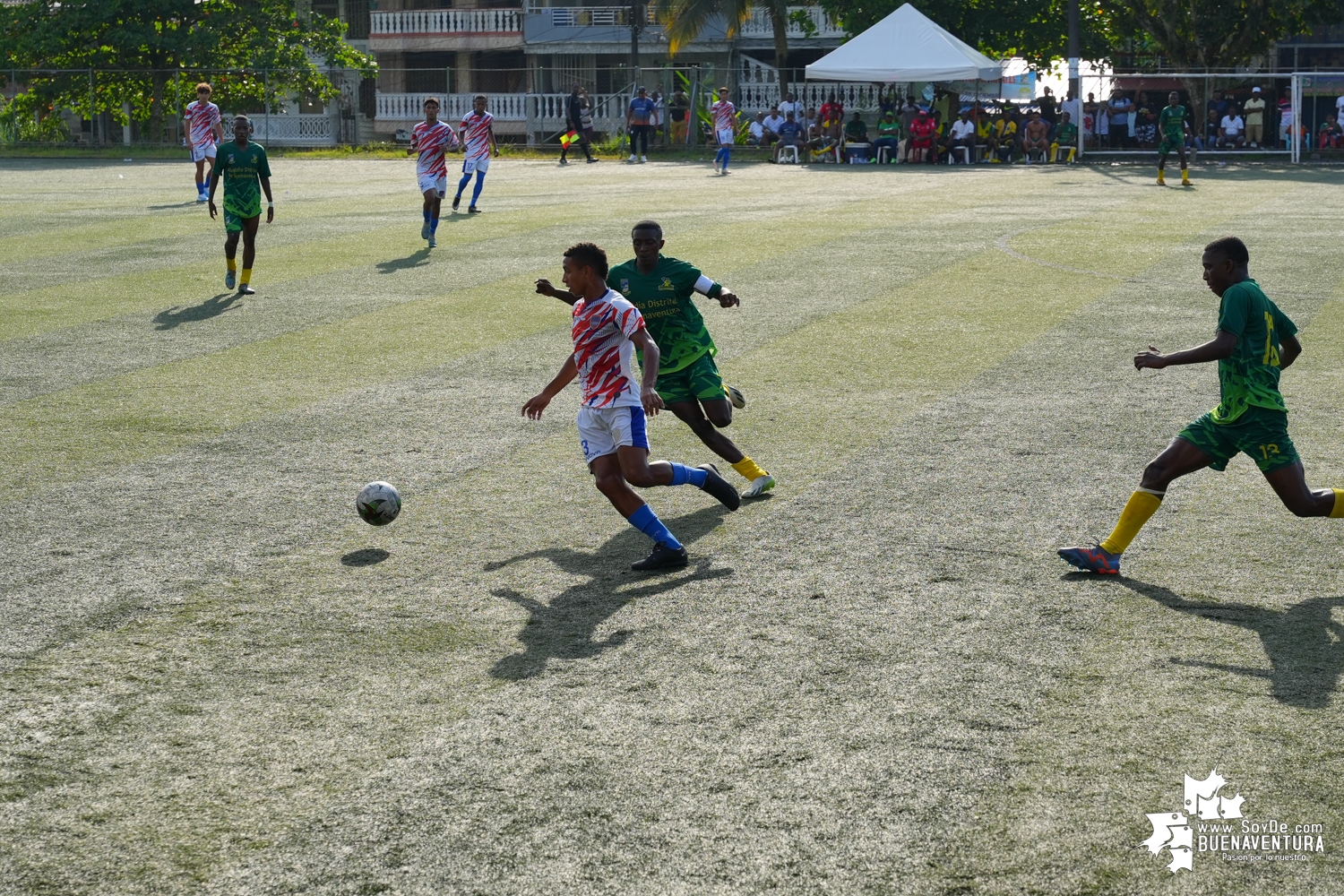 Algo más de 400 personas, asistieron al partido de fútbol internacional Sub-20 entre Buenaventura Vs. Puerto Cabello