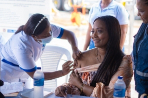 La Secretaría de Salud de Buenaventura participó activamente en la primera Jornada Nacional de Vacunación del año 2024