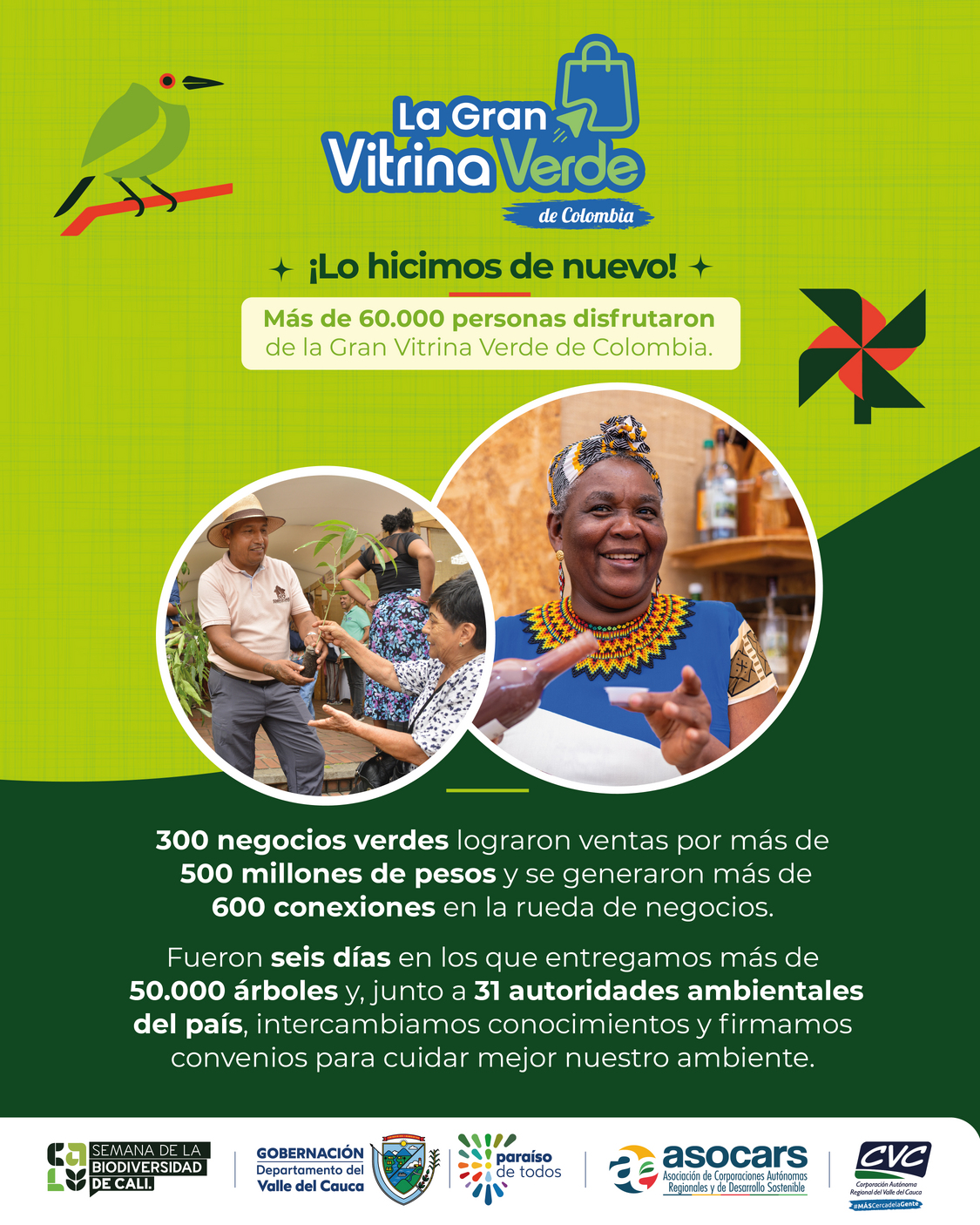 Éxito vitrina Verde CVC oct2025