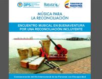 Batuta realizará en el marco del Día Internacional de las Personas con Discapacidad, el encuentro musical llamado “Por una Reconciliación Incluyente”