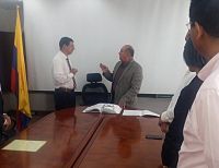 Gobernador Ubeimar Delgado posesionó al nuevo Gerente (e) del Hospital Universitario del Valle