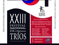 XXIII Festival Nacional de los Mejores Tríos, “Homenaje al maestro Alci Acosta”