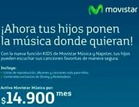 Movistar lanza la primera experiencia musical digital para niños: Napster Kids