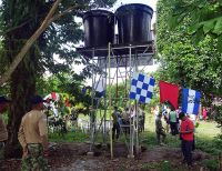 Armada Nacional entrega en funcionamiento pozo de agua  que beneficiará familias de Tumaco