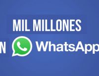 Más de mil millones de usuarios reporta Whatsapp