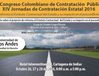 Colombia Compra Eficiente y la Universidad de Los Andes realizan III Congreso Colombiano de Contratación Pública en Cartagena
