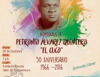 La #VeladaPacífica del 9 de diciembre conmemorará los 50 años de fallecimiento de Petronio Álvarez