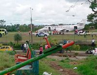 Avión con 30 ocupantes presentó fallas al aterrizar en la pista del aeropuerto de Quibdó