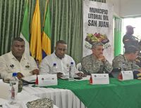 Consejo extraordinario de seguridad departamental en el Litoral de San Juan, Chocó