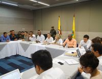 Sin acuerdo avanza reunión entre delegados de la Presidencia de la República y comité del paro cívico