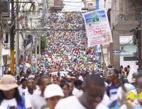 Una nueva marcha marcó el inicio del séptimo día del paro cívico en Buenaventura